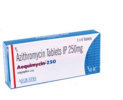 Aequimycin 250mg Tablet, Azithromycin 250mg, Price, Uses, Side Effects –Drugcarts