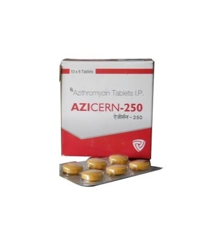 Azicern 250mg Tablet, Azithromycin 250mg, Price, Uses, Side Effects –Drugcarts