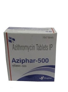 Aziphar 500mg Tablet, Azithromycin 500mg, Price, Uses, Side Effects –Drugcarts