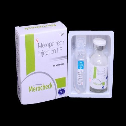 Merocheck 1000mg Injection, Meropenem 1000mg, Price, Uses, Side Effects - Drugcarts