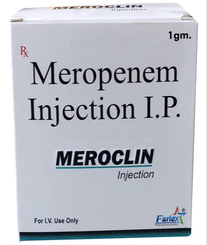 Meroclin 1000mg Injection, Meropenem 1000mg, Price, Uses, Side Effects - Drugcarts