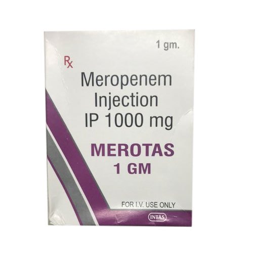Merotas 1gm Injection, Meropenem 1gm, Price, Uses, Side Effects - Drugcarts
