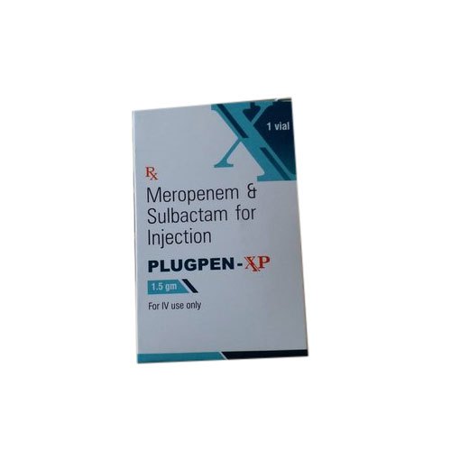 Plugpen XP Injection,Meropenem 1000mg,Sulbactam 500mg,price,uses,side Effects - Drugcarts