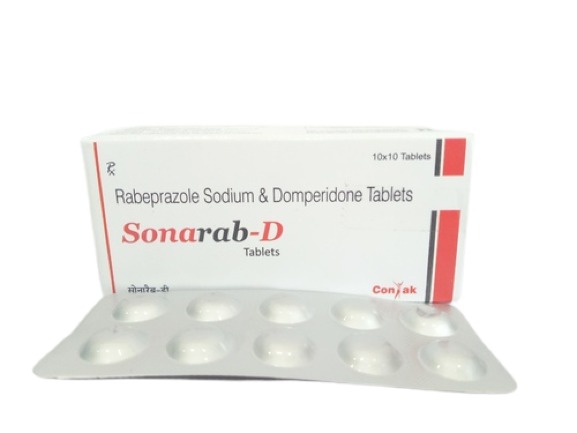 Sonarab-D Tablet, Rabeprazole 20mg, Domperidone 10mg, Price, Uses, Side Effects – Drugcarts