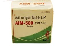 Aim 500mg Tablet, Azithromycin 500mg, Price, Uses, Side Effects –Drugcarts