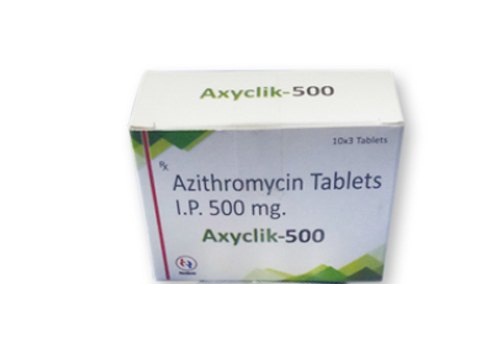 Axyclik 500mg Tablet, Azithromycin 500mg, Price, Uses, Side Effects –Drugcarts
