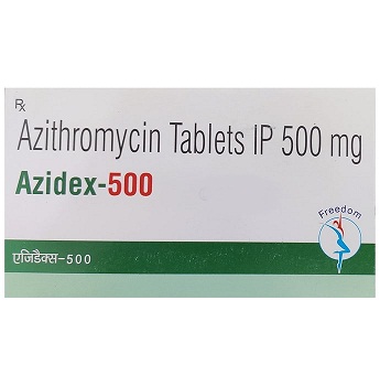 Azidex 500mg Tablet, Azithromycin 500mg, Price, Uses, Side Effects –Drugcarts