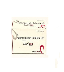 Dazy 500mg Tablet, Azithromycin 500mg, Price, Uses, Side Effects –Drugcarts