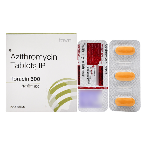 Toracin 500mg Tablet, Azithromycin 500mg, Price, Uses, Side Effects –Drugcarts